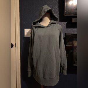 Aerie Oversized Hoodie Sweatshirt Women’s Medium Green Cozy Lounge‎ Pullover